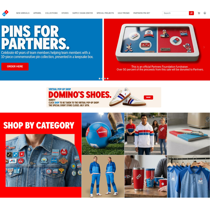Dominos Dot Shop Store